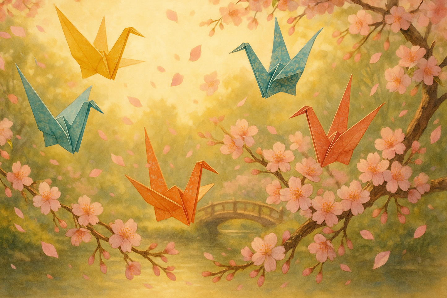 Sadako and the Paper Cranes (the book)