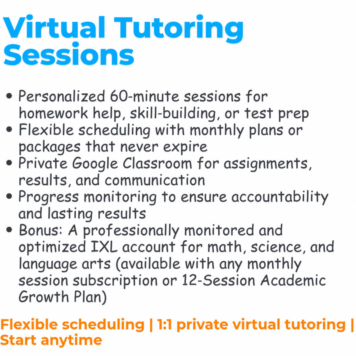 Tutoring Sessions