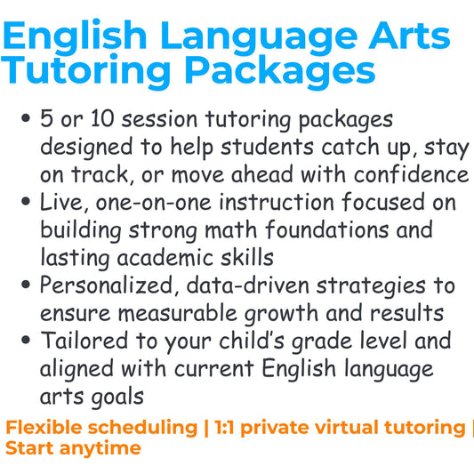 Language Arts Tutoring Programs (Grades 1–5)
